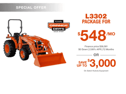 MacAllister Kubota Tractor Package Specials